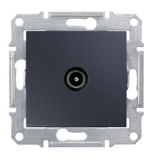 Розетка TV кінцева Schneider Electric SDN3201670 Sedna, графіт, пластик, для врізного монтажу