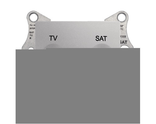 Розетка TV кінцева Schneider Electric SDN3401660 Sedna, алюміній, пластик, для врізного монтажу