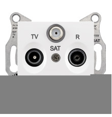 Розетка TV кінцева Schneider Electric SDN3501321 Sedna, білий, пластик, для врізного монтажу