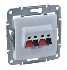 Розетка аудіо Schneider Electric SDN5400121 Sedna, білий, пластик, для врізного монтажу