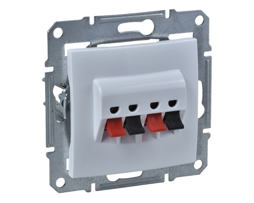 Розетка аудіо Schneider Electric SDN5400121 Sedna, білий, пластик, для врізного монтажу