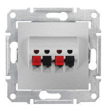 Розетка аудіо Schneider Electric SDN5400160 Sedna, алюміній, пластик, для врізного монтажу