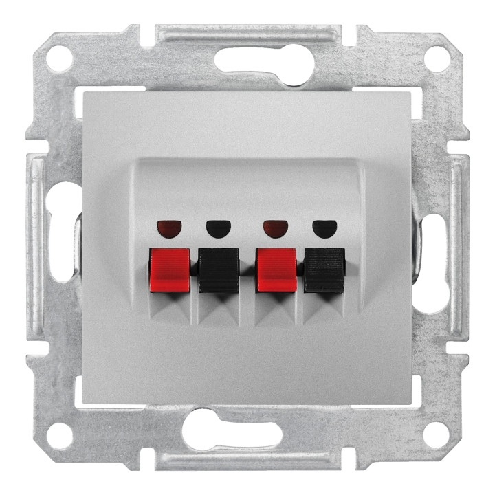 Розетка аудіо Schneider Electric SDN5400160 Sedna, алюміній, пластик, для врізного монтажу · Schneider Electric · schneider-electric-sdn5400160