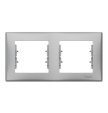 Рамка 2 поста Schneider Electric SDN5800360 Sedna, алюміній, пластик
