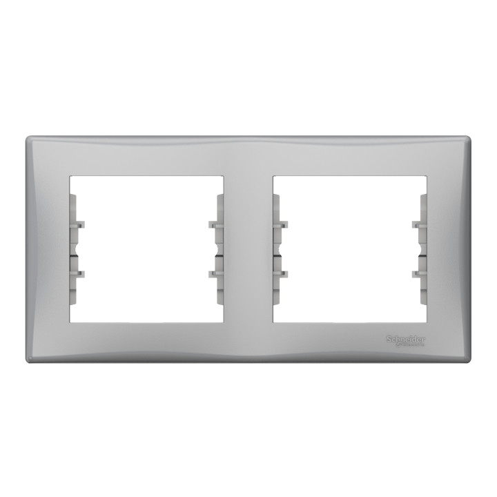 Рамка 2 поста Schneider Electric SDN5800360 Sedna, алюміній, пластик · Schneider Electric · schneider-electric-sdn5800360