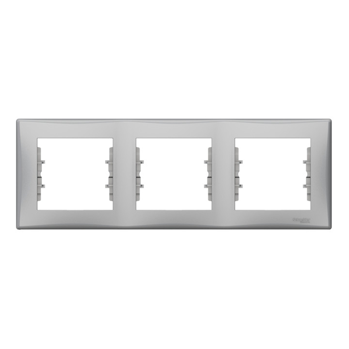 Рамка 3 поста Schneider Electric SDN5800560 Sedna, алюміній, пластик · Schneider Electric · schneider-electric-sdn5800560