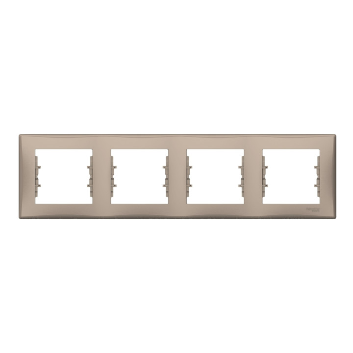 Рамка 4 поста Schneider Electric SDN5800768 Sedna, титан, пластик · Schneider Electric · schneider-electric-sdn5800768