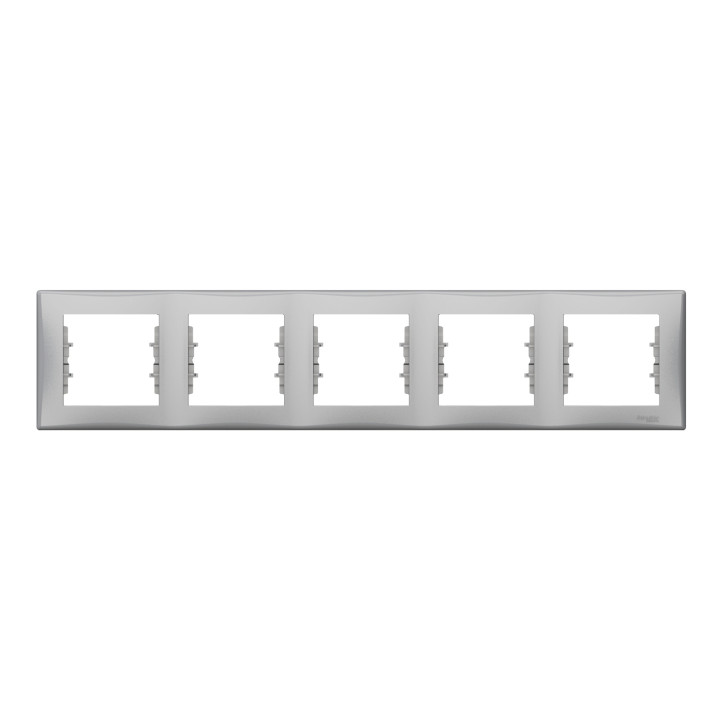 Рамка 5 постів Schneider Electric SDN5800960 Sedna, алюміній, пластик · Schneider Electric · schneider-electric-sdn5800960