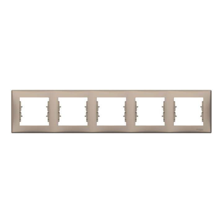 Рамка 5 постів Schneider Electric SDN5800968 Sedna, титан, пластик · Schneider Electric · schneider-electric-sdn5800968