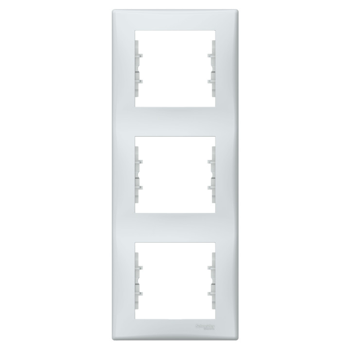 Рамка 3 поста вертикальна Schneider Electric SDN5801333 Sedna, сірий, пластик · Schneider Electric · schneider-electric-sdn5801333