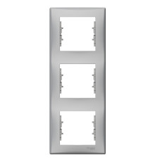 Рамка 3 поста вертикальна Schneider Electric SDN5801360 Sedna, алюміній, пластик