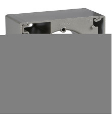Коробка для зовнішнього монтажу Schneider Electric SDN6100168 Sedna, титан, пластик