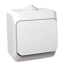 Вимикач 1-клавішний Schneider Electric WDE000510 Cedar Plus, білий