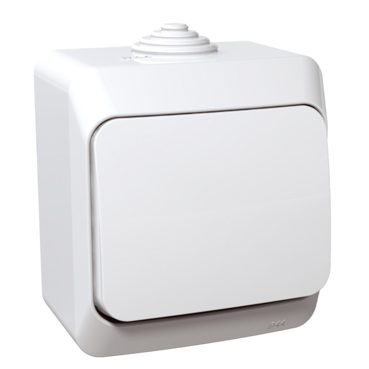 Вимикач без фіксації 1-клавішний Schneider Electric WDE000511 Cedar Plus, білий · Schneider Electric · schneider-electric-wde000511