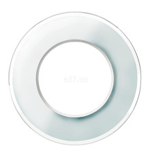 Рамка 1 пост Schneider Electric WDE011406 Renova Glass, білий, скло