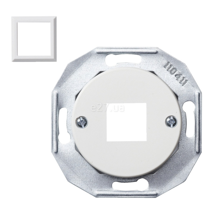 Лицьова панель розетки RJ45 Schneider Electric WDE011700 Renova, білий, пластик, для врізного монтажу · Schneider Electric · schneider-electric-wde011700