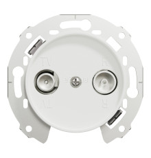 Розетка TV кінцева Schneider Electric WDE011731 Renova, білий, пластик, ip20, для врізного монтажу