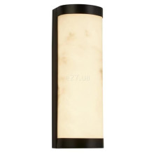 Підсвітка для дзеркала Searchlight 10889BK Nile LED Wall Light, Matt Black Metal & Marrbleised Resin, 12 Вт, 370 лм, 3000К · Searchlight · searchlight-10889bk