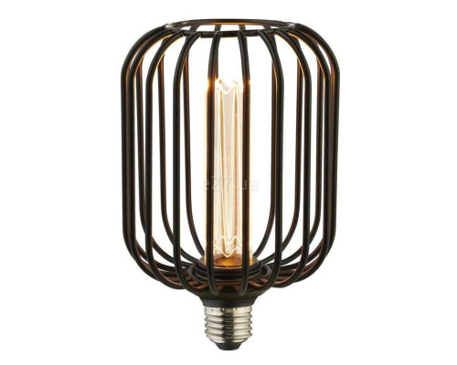 Лампа світлодіодна Searchlight 16005BK Drum Lamp - Black Metal E27, 3.5W 1800K E27, 360°