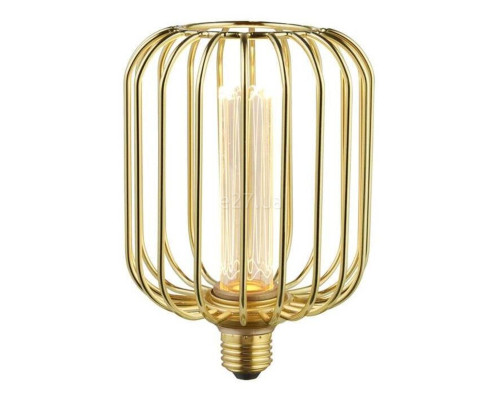 Лампа світлодіодна Searchlight 16005GO Drum Lamp - Gold Metal E27, 3.5W 1800K E27, 360°