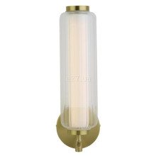 Бра Searchlight 26253SB Mod LED Wall Light, Satin Brass Metal, Opal Acrylic & Clear, 8 Вт, 710 лм, 3000К · Searchlight · searchlight-26253sb