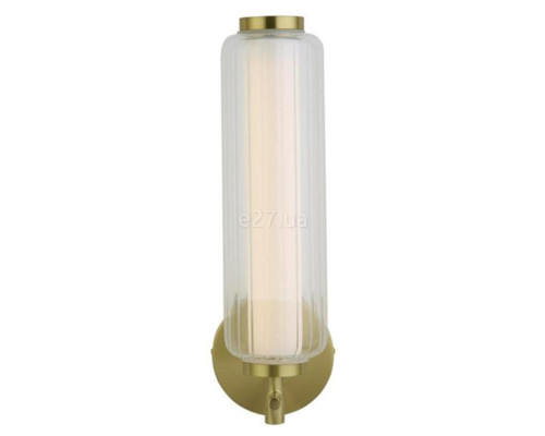 Бра Searchlight 26253SB Mod LED Wall Light, Satin Brass Metal, Opal Acrylic & Clear, 8 Вт, 710 лм, 3000К