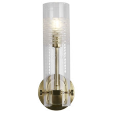 Бра Searchlight 27981SB Scope Bathroom Wall Light - Satin Brass with Clear Glass · Searchlight · searchlight-27981sb
