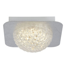 Люстра Searchlight 32511-1SI Celestia LED Flush Ceiling Light - Silver Leaf & Acrylic, 6.5 Вт, 585 лм, 3000K