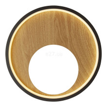 Бра Searchlight 36303-1BK Curio LED Wall Lamp - Black With Wood Effect, 11 Вт, 316 лм, 3000K · Searchlight · searchlight-36303-1bk