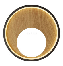 Бра Searchlight 36303-1BK Curio LED Wall Lamp - Black With Wood Effect, 11 Вт, 316 лм, 3000K
