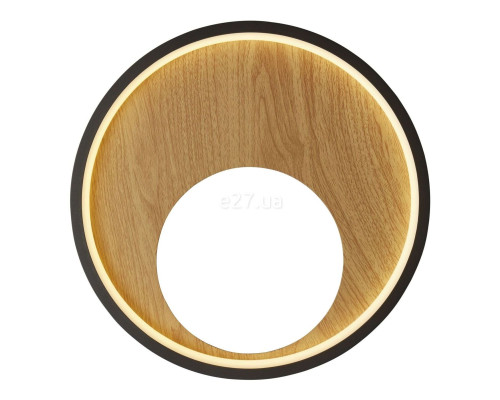 Бра Searchlight 36303-1BK Curio LED Wall Lamp - Black With Wood Effect, 11 Вт, 316 лм, 3000K