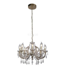 Люстра Searchlight 44761-8GO Utah Outdoor 8Lt Pendant - Gold & Crystal