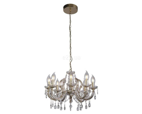 Люстра Searchlight 44761-8GO Utah Outdoor 8Lt Pendant - Gold & Crystal