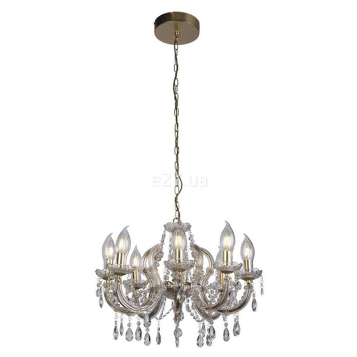 Люстра Searchlight 44761-8GO Utah Outdoor 8Lt Pendant - Gold & Crystal · Searchlight · searchlight-44761-8go