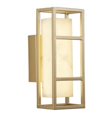 Бра Searchlight 45910GO Mirage LED Wall Light, Matt Gold & Marbleised Resin, 8 Вт, 204 лм, 3000К
