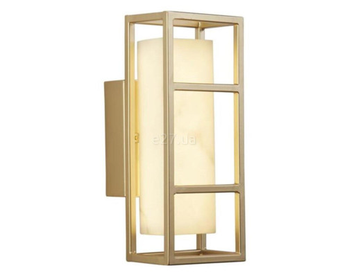 Бра Searchlight 45911GO Mirage LED Wall Light, Matt Gold & Marbleised Resin, 14 Вт, 407 лм, 3000К