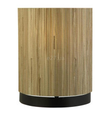 Настінний світильник Searchlight 49714BK Meadow 1Lt Wall Light, Natural Grass Shade and Black Metal