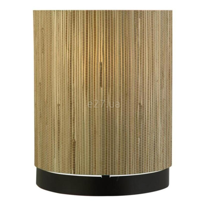 Настінний світильник Searchlight 49714BK Meadow 1Lt Wall Light, Natural Grass Shade and Black Metal · Searchlight · searchlight-49714bk