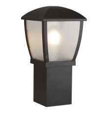 Парковий світильник Searchlight 6591-450 Seattle Outdoor Post - Black & Clear Frosted Panels, IP44