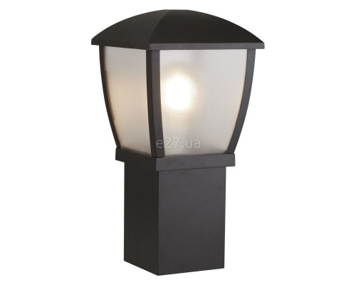 Парковий світильник Searchlight 6591-450 Seattle Outdoor Post - Black & Clear Frosted Panels, IP44