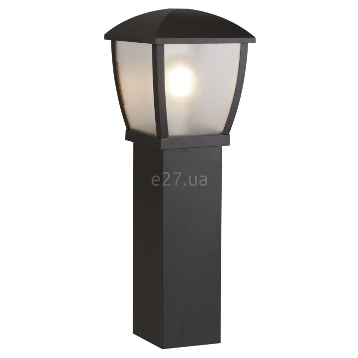 Парковий світильник Searchlight 6591-730 Seattle Outdoor Post - Black & Clear Frosted Panels, IP44 · Searchlight · searchlight-6591-730