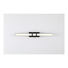 Підсвітка для дзеркала Searchlight 66412BK Parma LED Wall Light, Matt Black Metal & Clear Glass, 10 Вт, 320 лм, 3000К · Searchlight · searchlight-66412bk