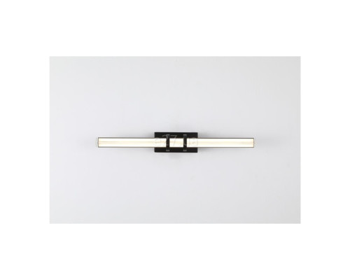 Підсвітка для дзеркала Searchlight 66412BK Parma LED Wall Light, Matt Black Metal & Clear Glass, 10 Вт, 320 лм, 3000К