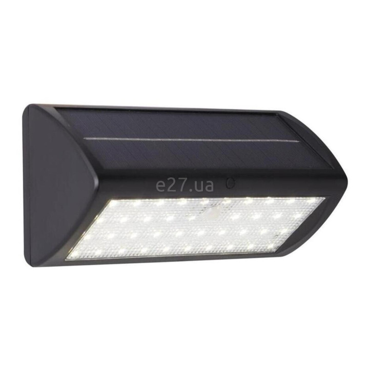 Настінний світильник Searchlight 67422BK-PIR Solar LED Wall Light with PIR Sensor - Black ABS & Clear PC, 5 Вт, 500 лм, 3000K · Searchlight · searchlight-67422bk-pir