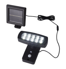Настінний світильник Searchlight 67423BK-PIR Solar LED Wall Light - Black ABS & Clear PC, 2.5 Вт, 250 лм, 3000K