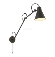 Бра Searchlight 7403GY Swing Arm Wall Light - Grey & Gold Metal