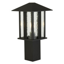 Парковий світильник Searchlight 7925-450 Venice 450mm Outdoor Post - Black Metal With Water Glass,IP44 · Searchlight · searchlight-7925-450
