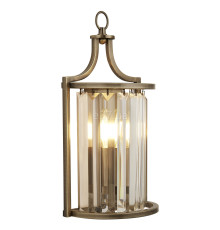 Бра Searchlight 8571AB Victoria Wall Light - Chrome Metal & Clear Crystal