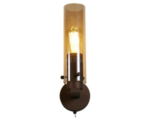 Бра Searchlight 88920-1MO Sweden II 1Lt Wall Light - Mocha Metal & Amber Glass