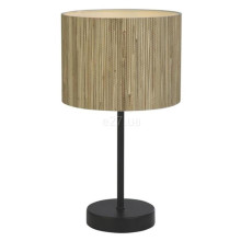 Настільна лампа Searchlight EU49712BK Meadow 1Lt Table Lamp, Natural Grass Shade and Black Metal · Searchlight · searchlight-eu49712bk